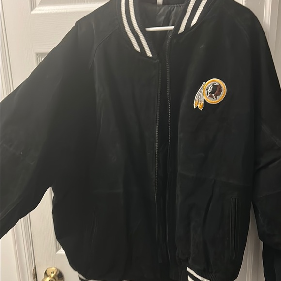 Black Varsity Jacket with Embroidered Logo